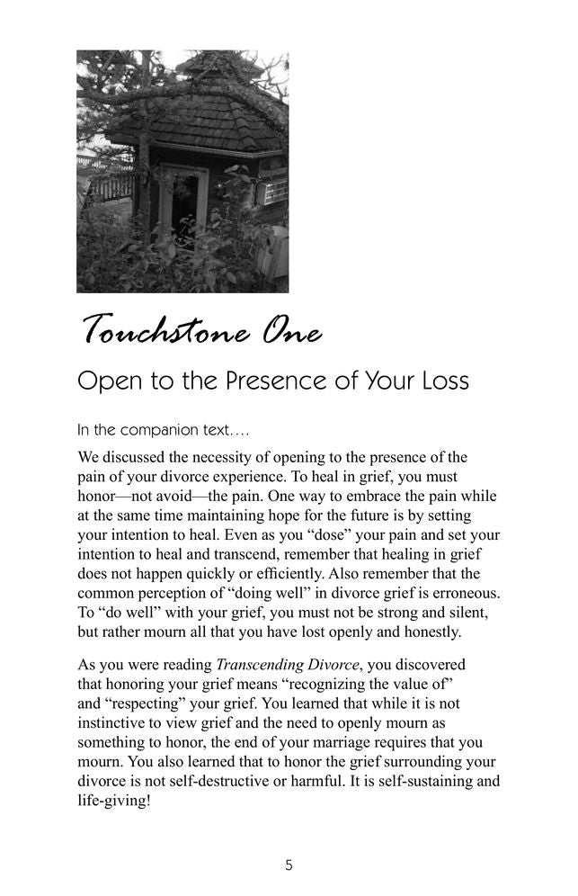 Transcending Divorce Journal: Exploring the Ten Essential Touchstones