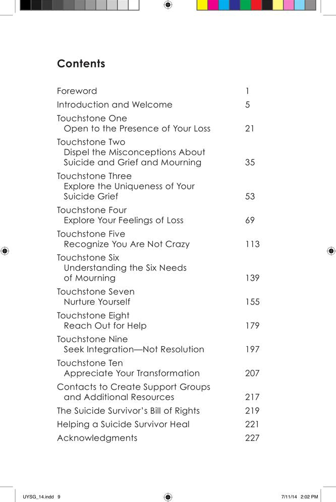 Understanding Your Suicide Grief: Ten Essential Touchstones for Finding Hope and Healing Your Heart