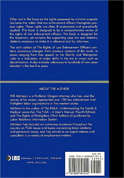 The Rights of Law Enforcement Officers