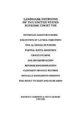 Landmark Decisions Of The United States Supreme Court Viii