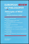 European Review of Philosophy: Philosophy of Mind