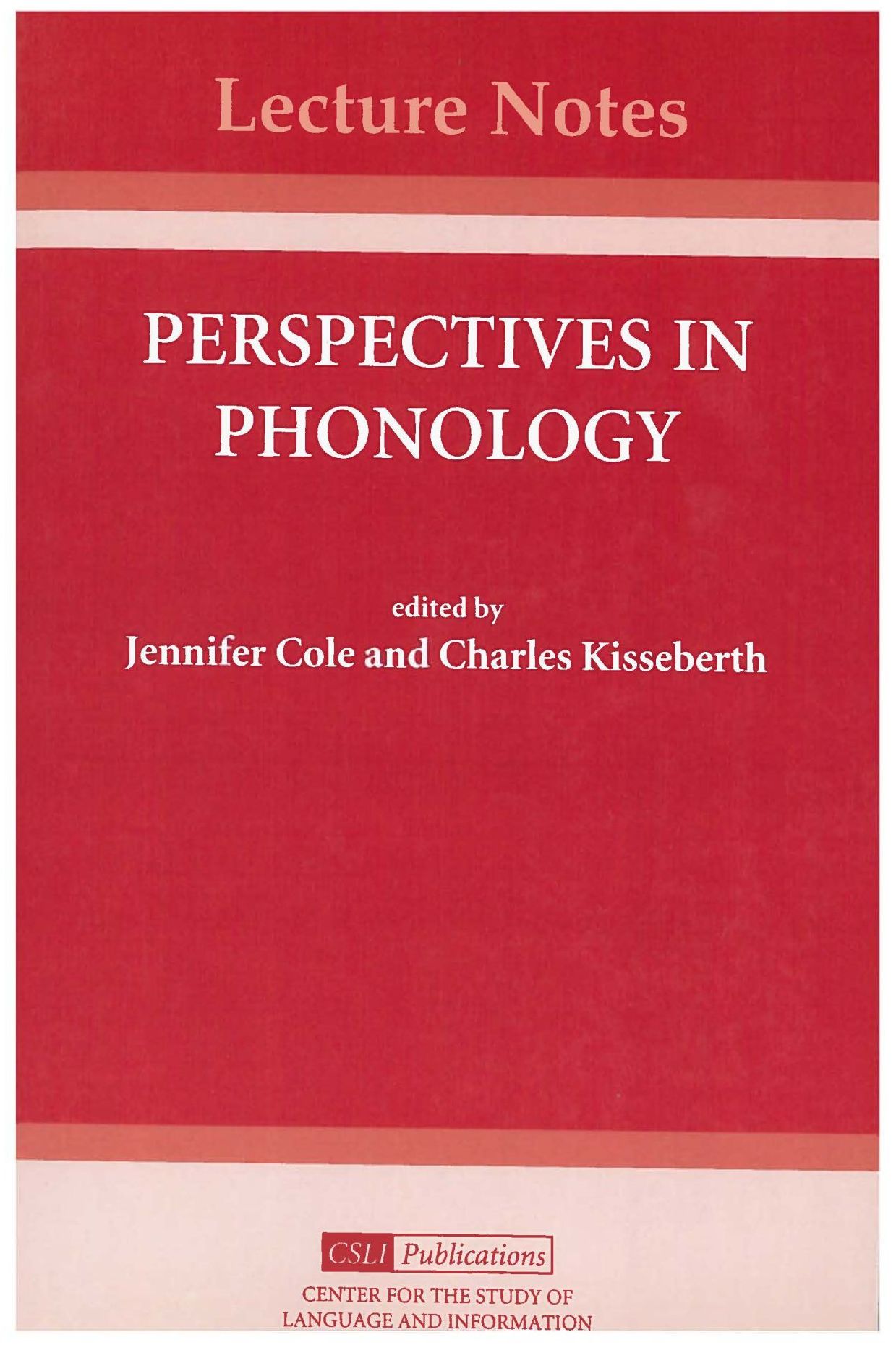 Perspectives in Phonology