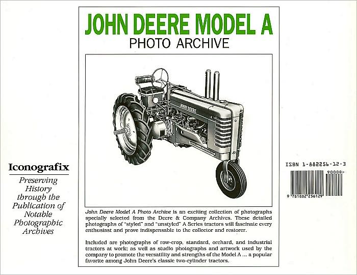 John Deere Model A Photo Archive