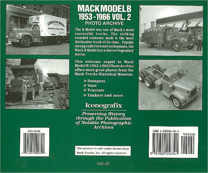 Mack Model B 1953-1966 Photo Archive