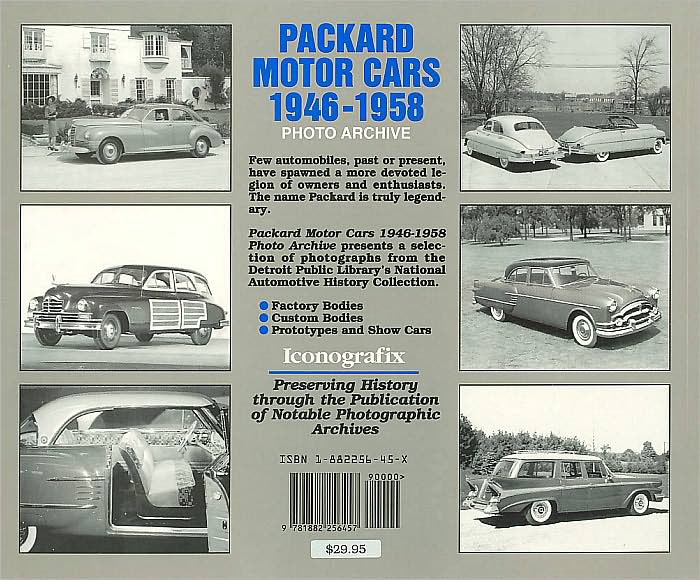 Packard Motor Cars 1946-1958 Photo Archive
