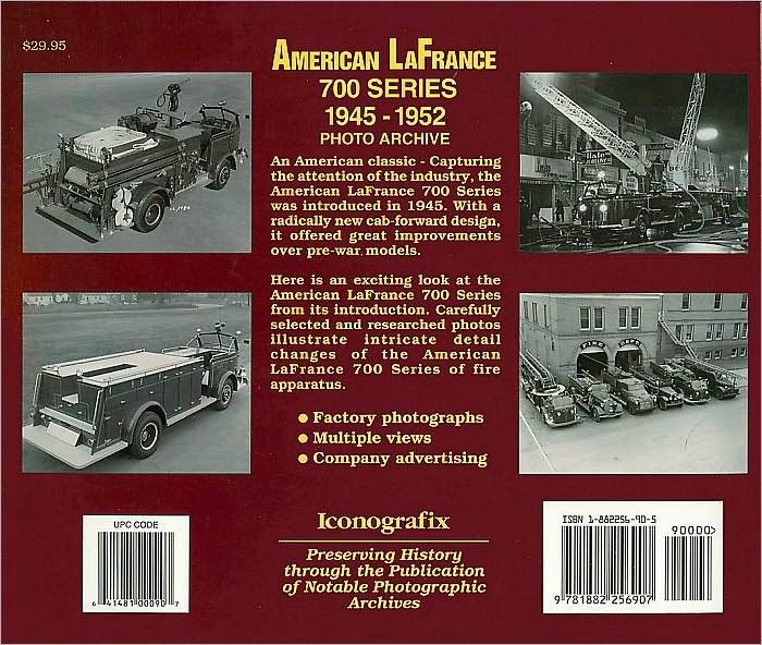 American La France 700 1945-1952 Series Photo Archive