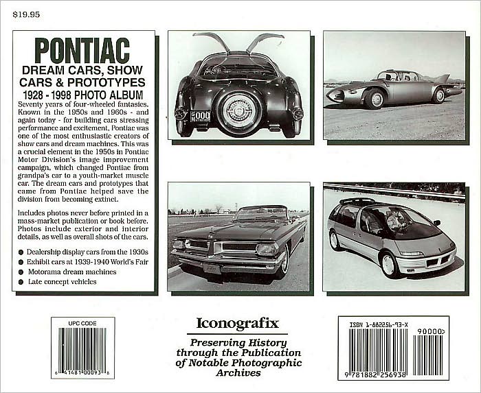 Pontiac Dream Cars, Show Cars & Prototypes 1928-1998 Photo Album