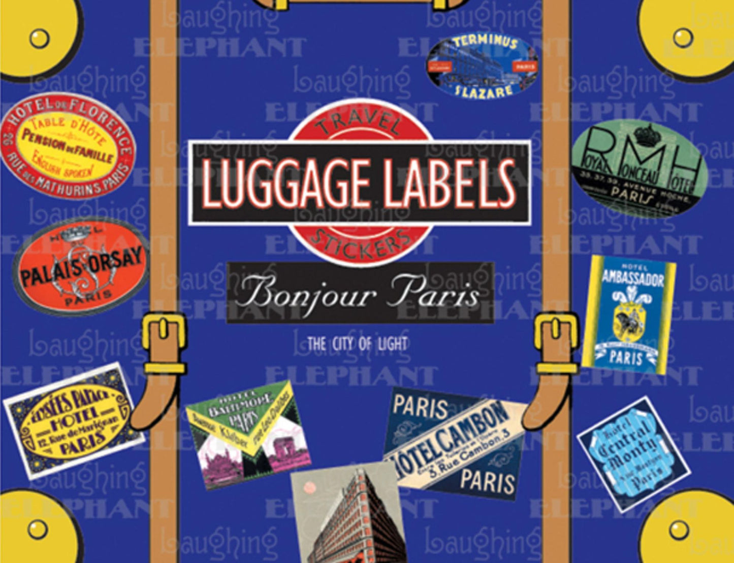 Bonjour Paris Luggage Labels
