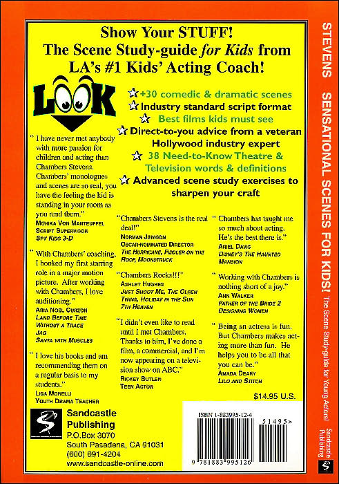 Sensational Scenes for Kids: The Scene Study-Guide for Young Actors!