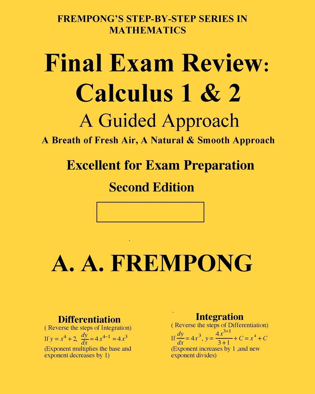 Final Exam Review: Calculus 1 & 2