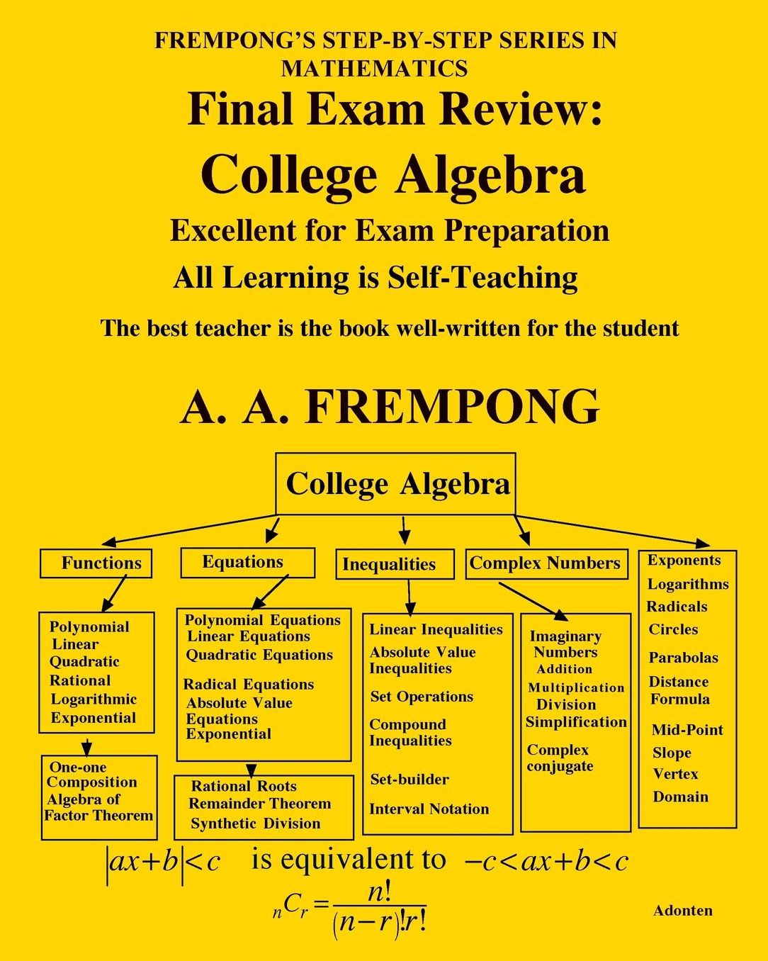 Final Exam Review: College Algebra