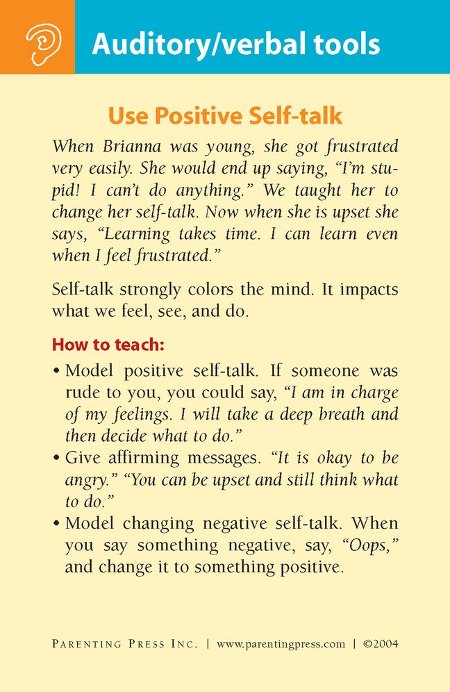 Self-Calming Cards