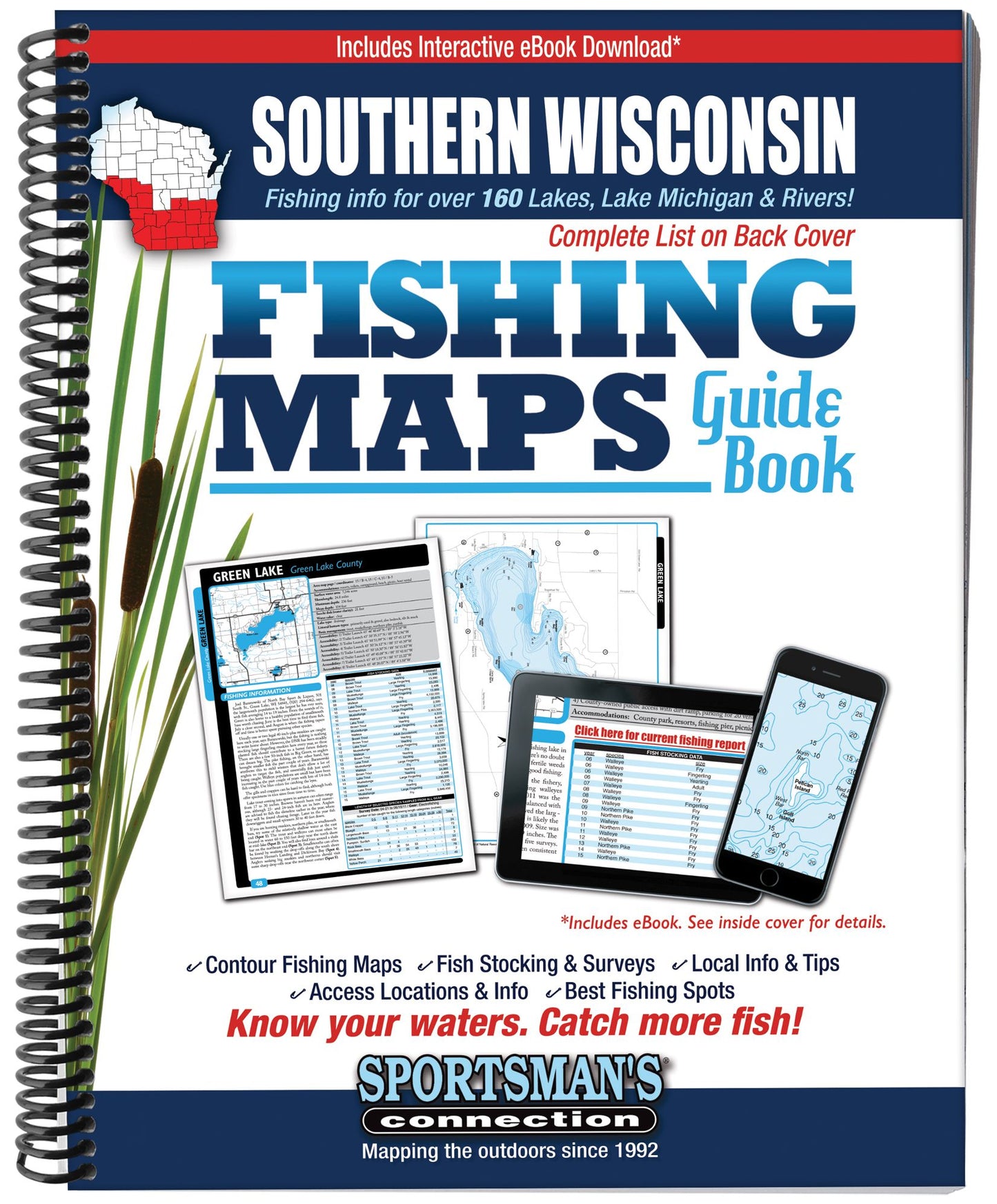 Southern Wisconsin Fishing Map Guide