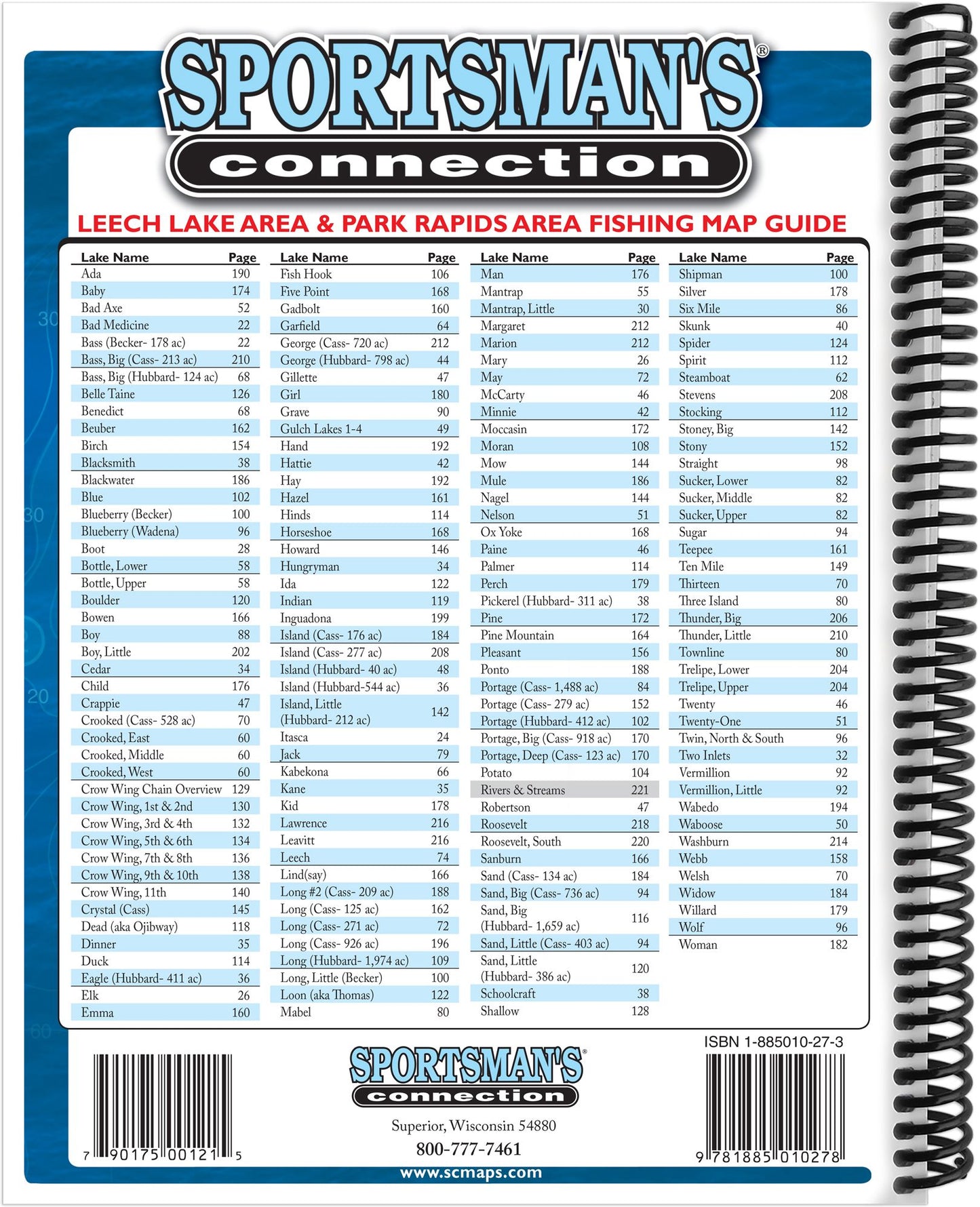 Leech Lake - Cass County & Park Rapids Area Fishing Map Guide