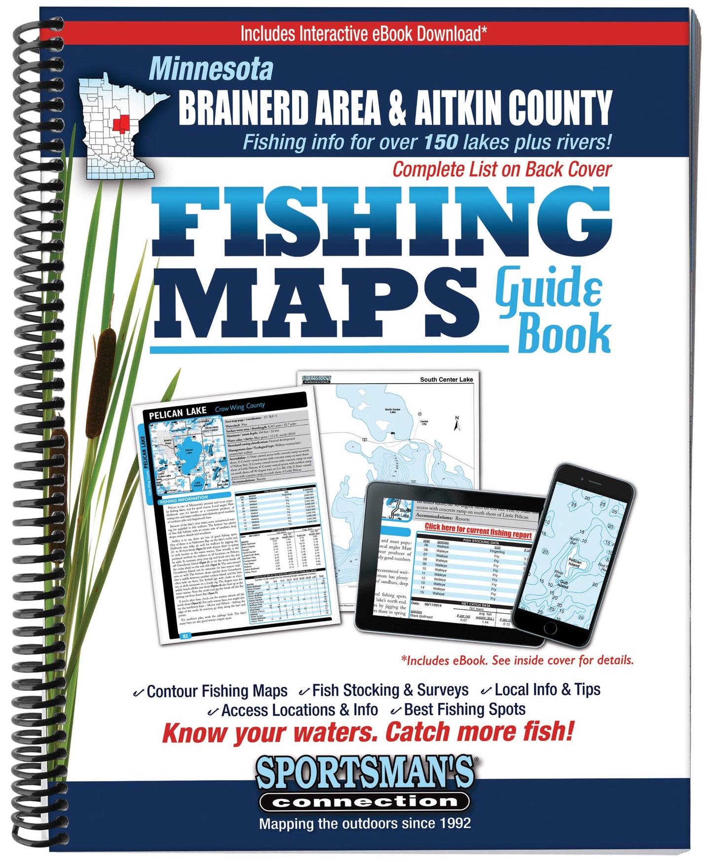 Brainerd Area & Aitkin County Fishing Map Guide
