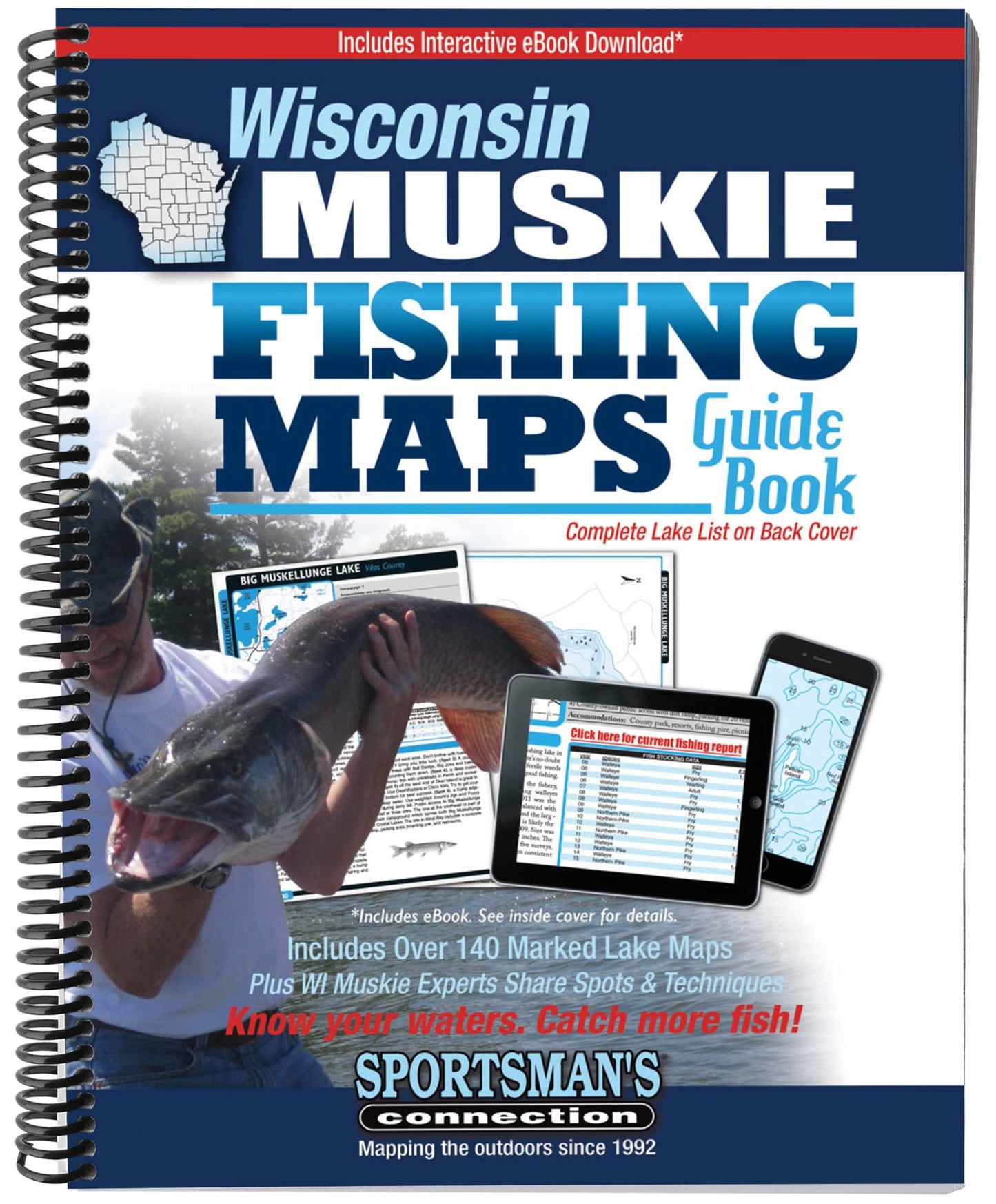 Wisconsin Muskie Fishing Map Guide