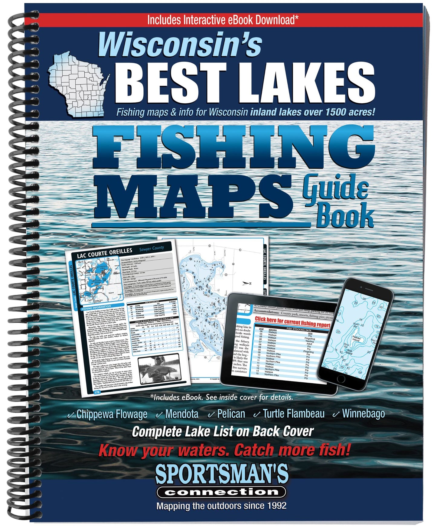 Wisconsin's Best Lakes Fishing Map Guide