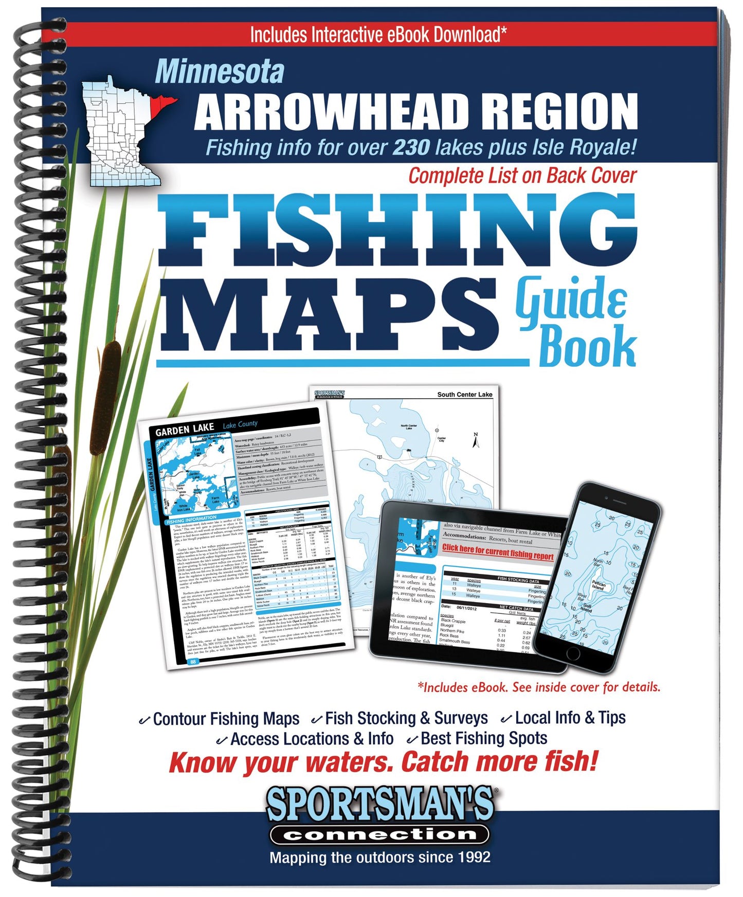 Minnesota Arrowhead Region Fishing Map Guides