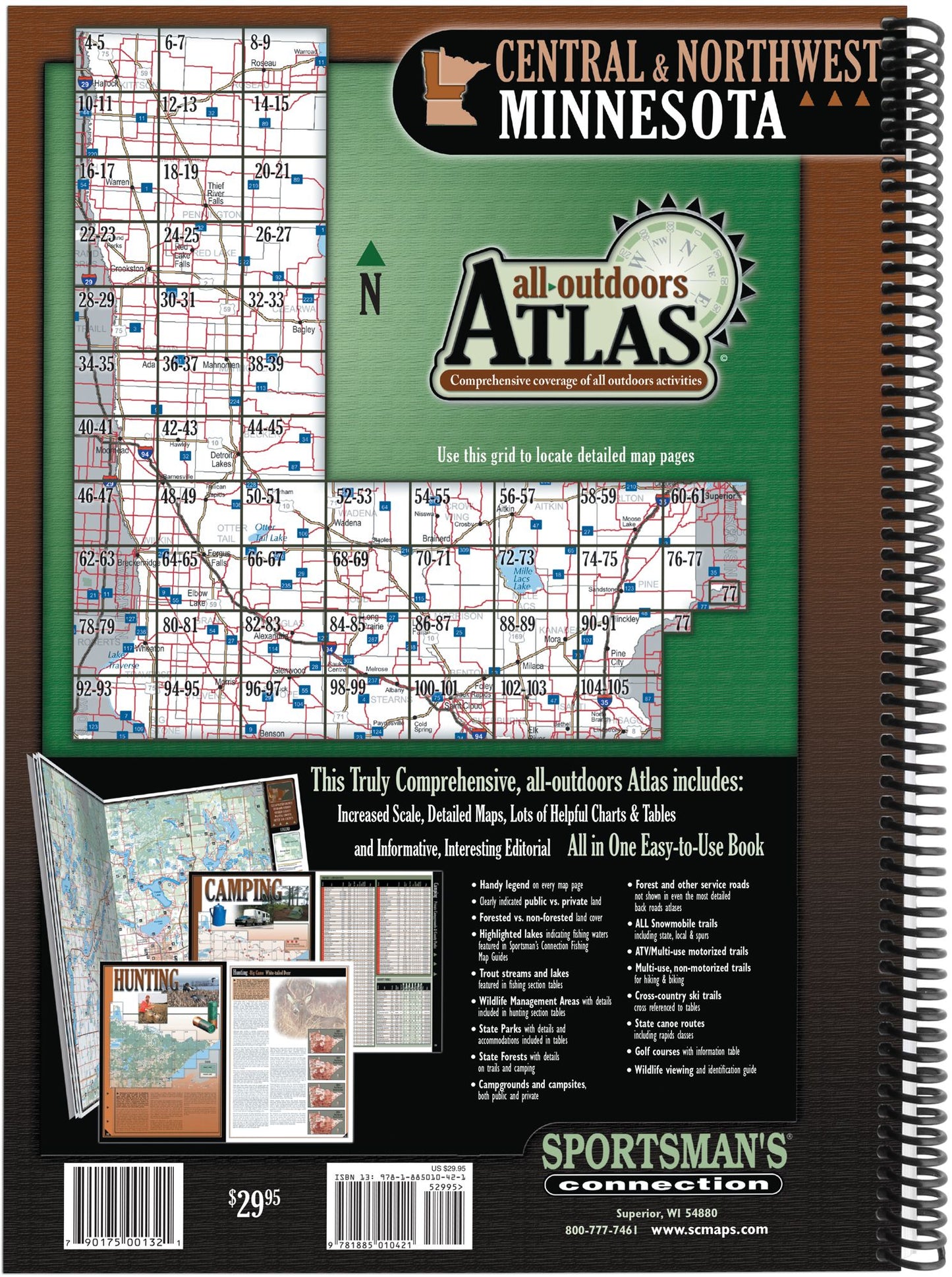 Central and Northwest Minnesota All-Outdoors Atlas