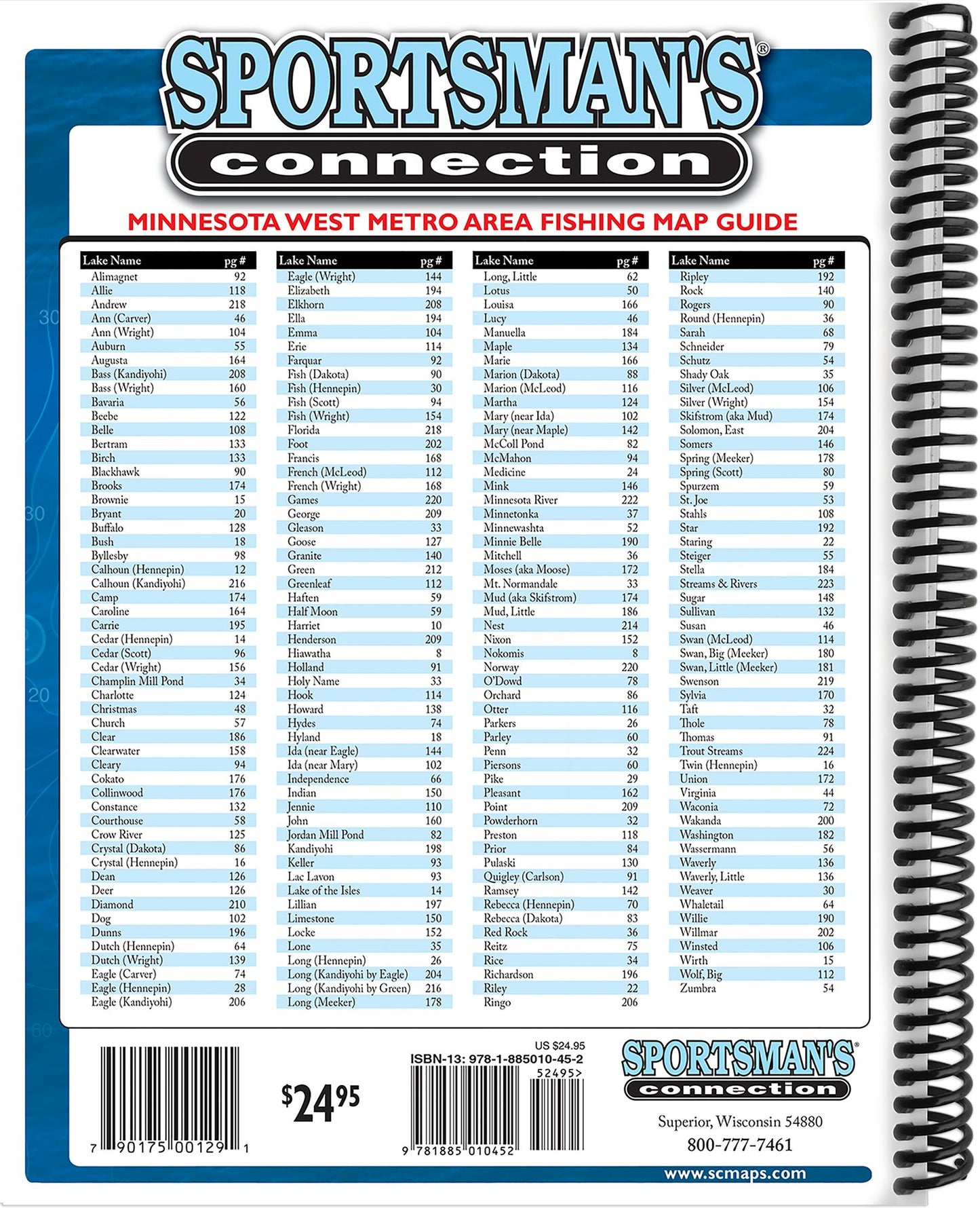 West Metro Area Fishing Map Guide