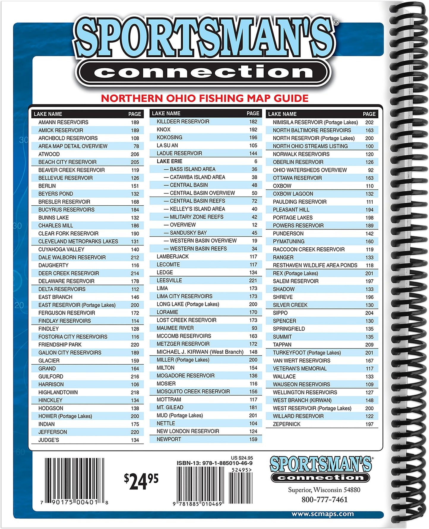 Northern Ohio Fishing Map Guide