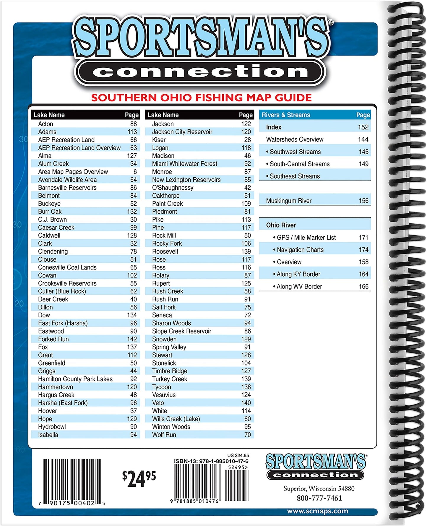 Southern Ohio Fishing Map Guide