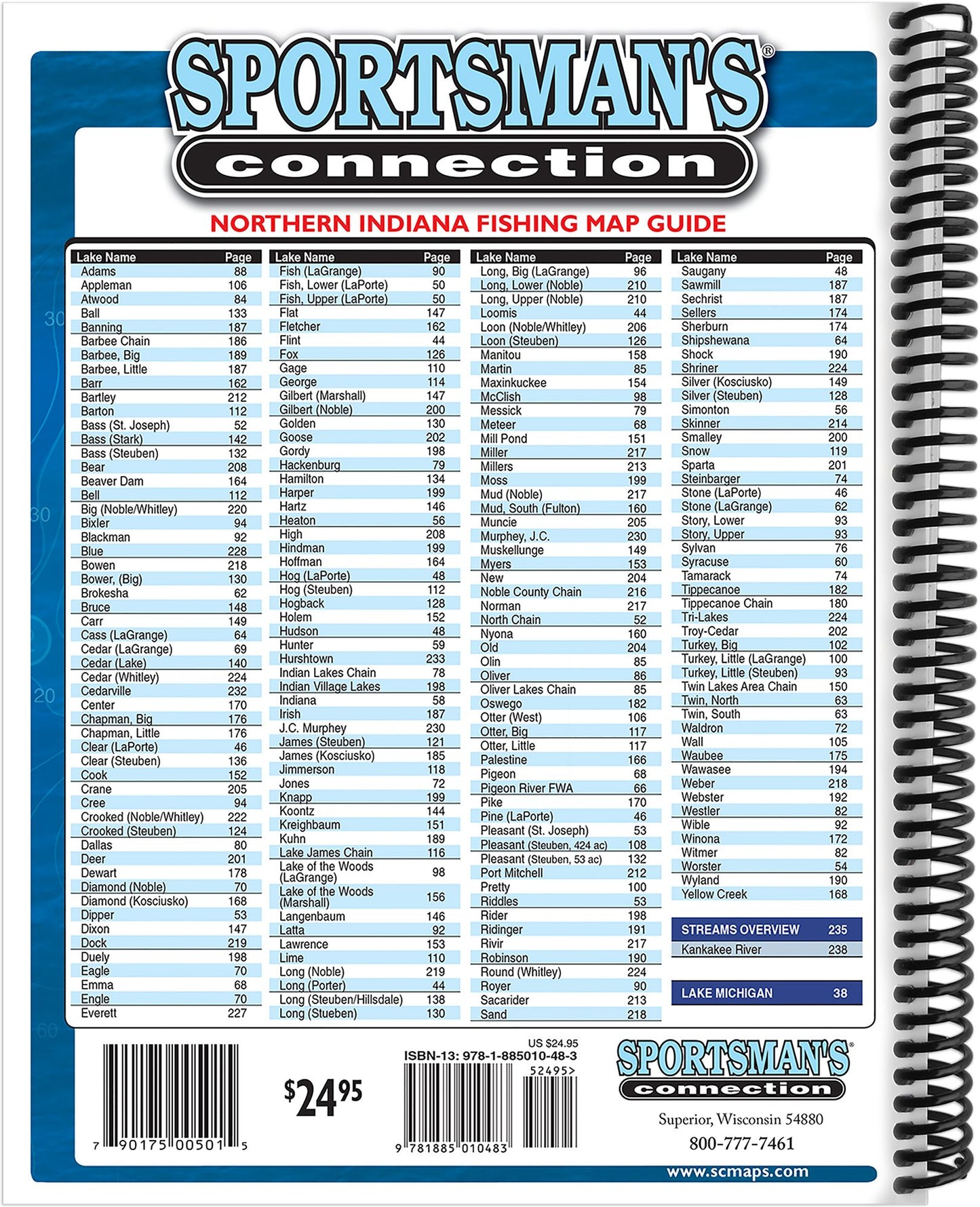 Northern Indiana Fishing Map Guide
