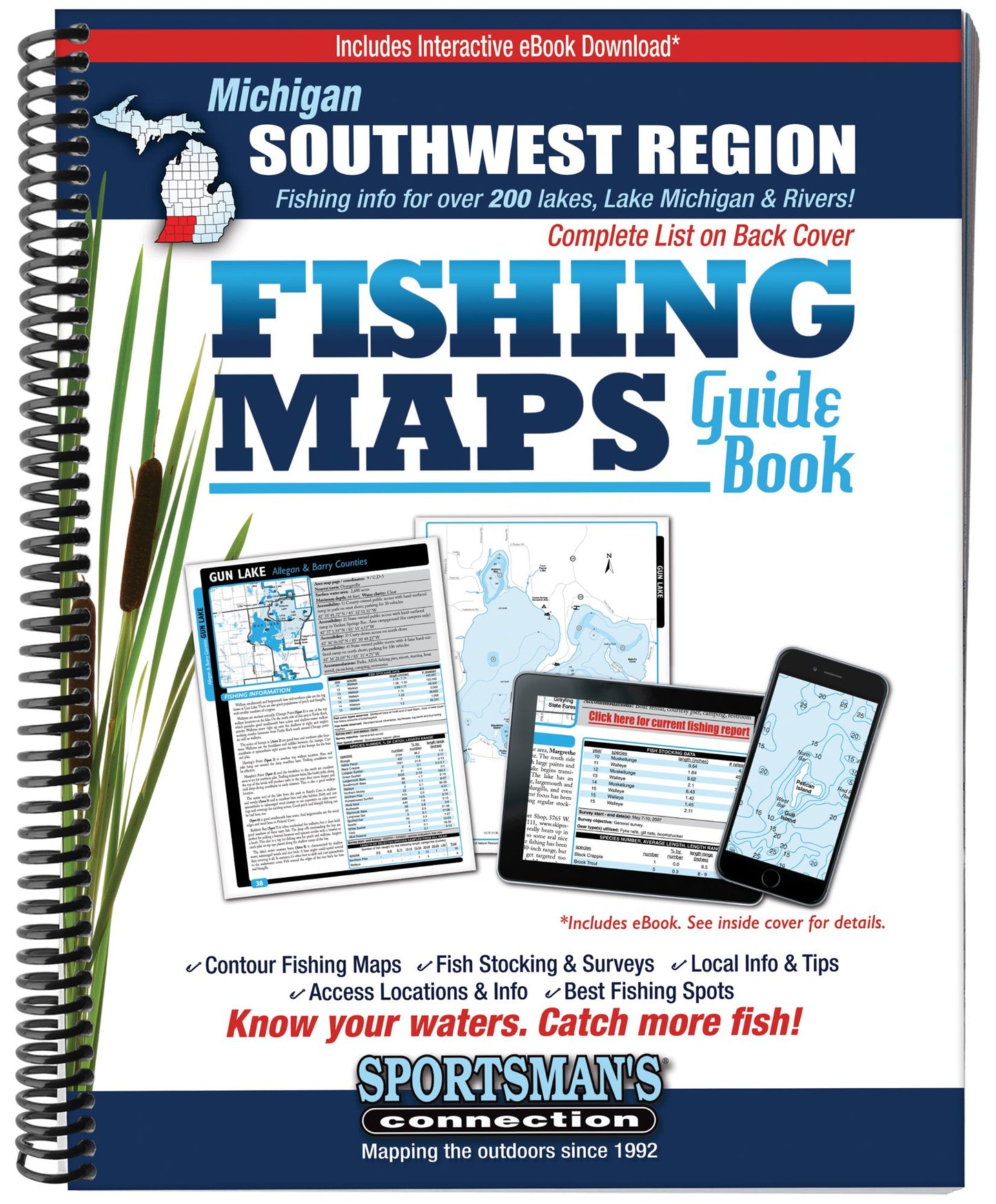 Southwest Michigan Fishing Map Guide