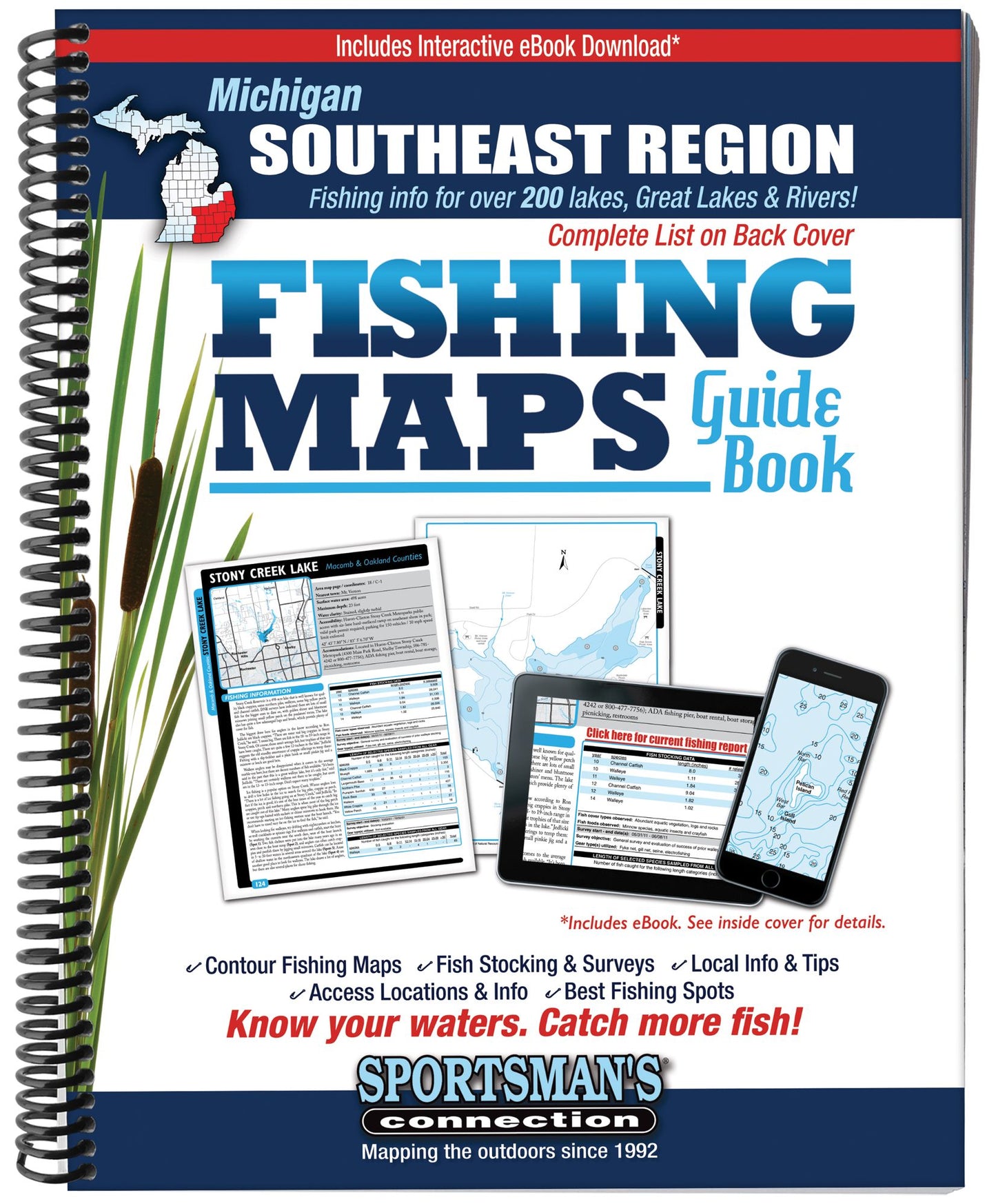 Southeast Michigan Fishing Map Guide