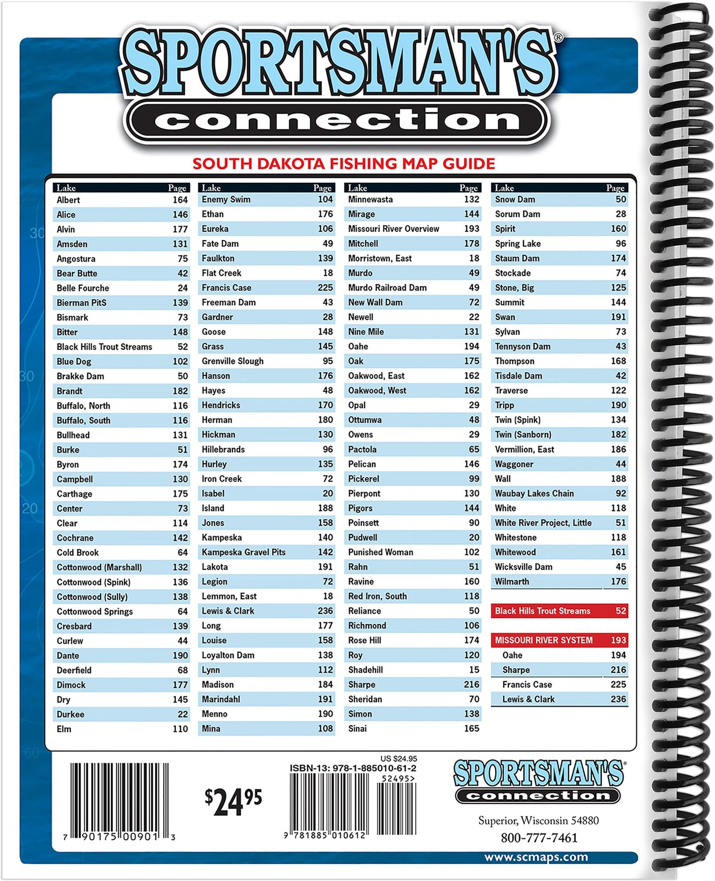 South Dakota Fishing Map Guide