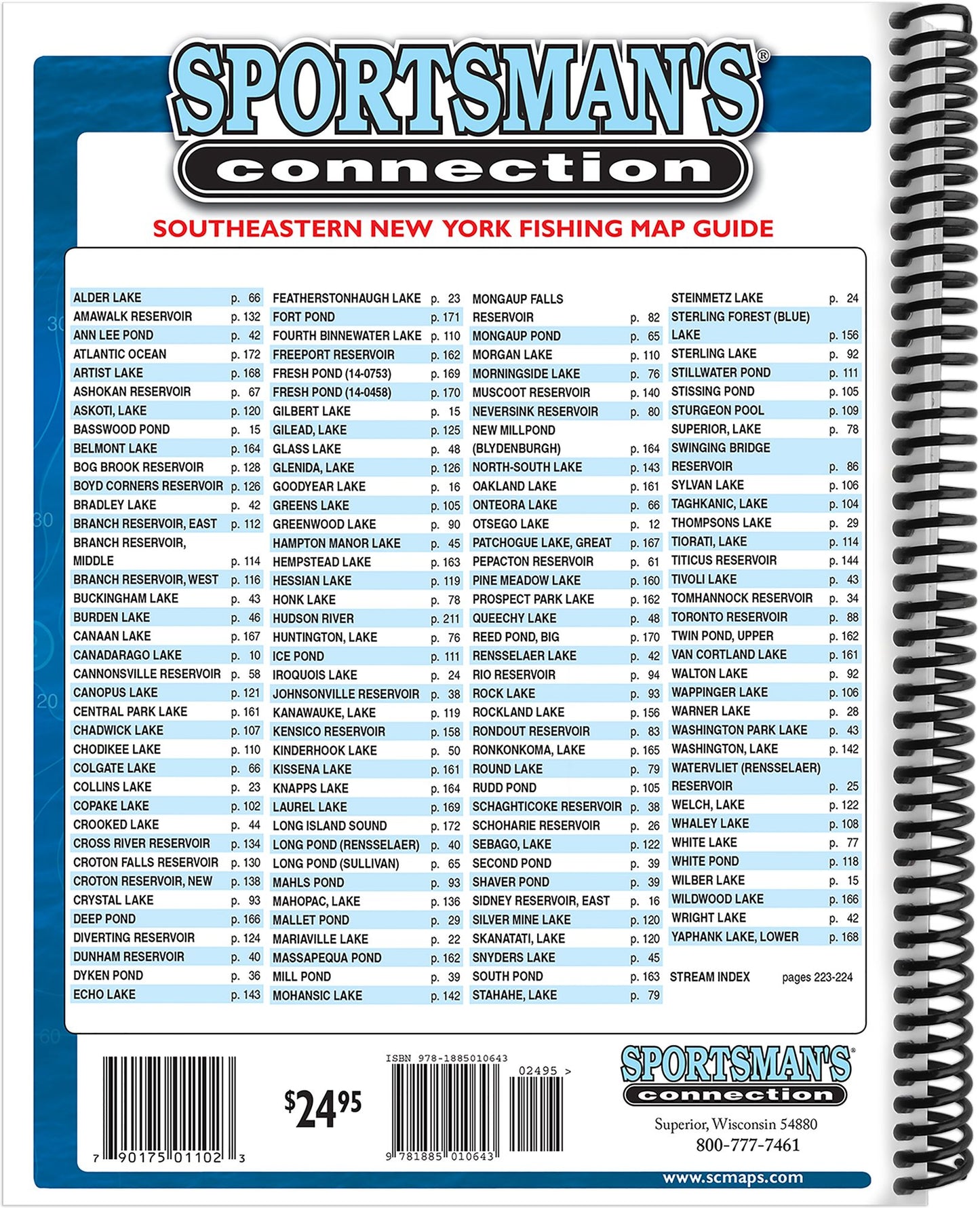 Southeastern New York Fishing Map Guide