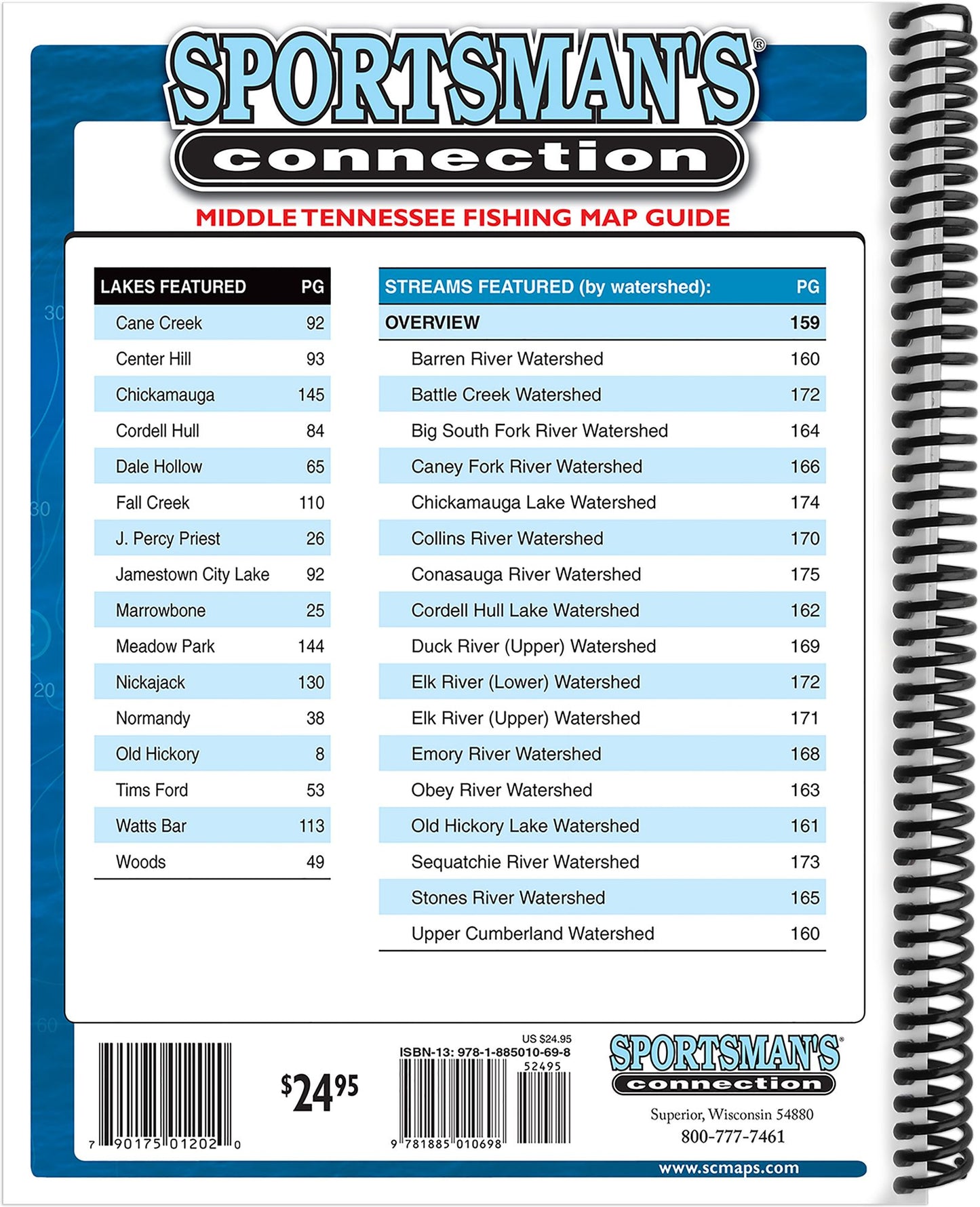 Middle Tennessee Fishing Map Guide