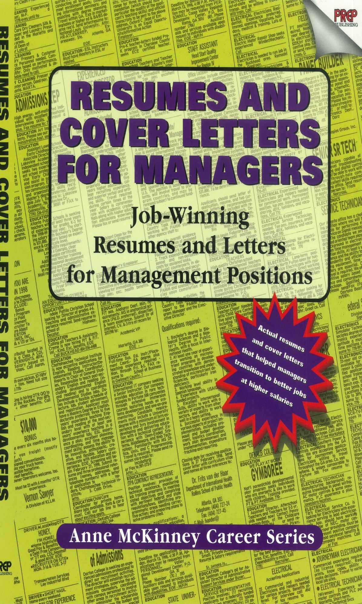 Resumes & Cover Letters for Managers
