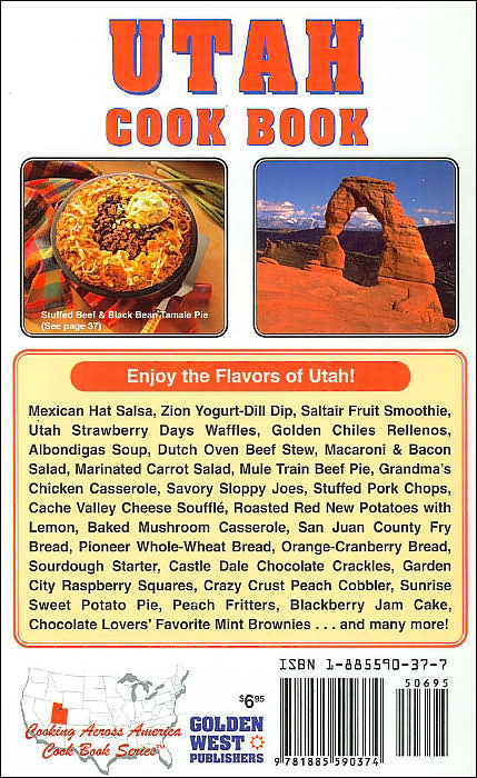 Utah Cookbook(Cooking Across America Series)