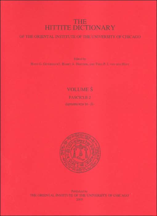 The Hittite Dictionary Volume S Fascicle 2