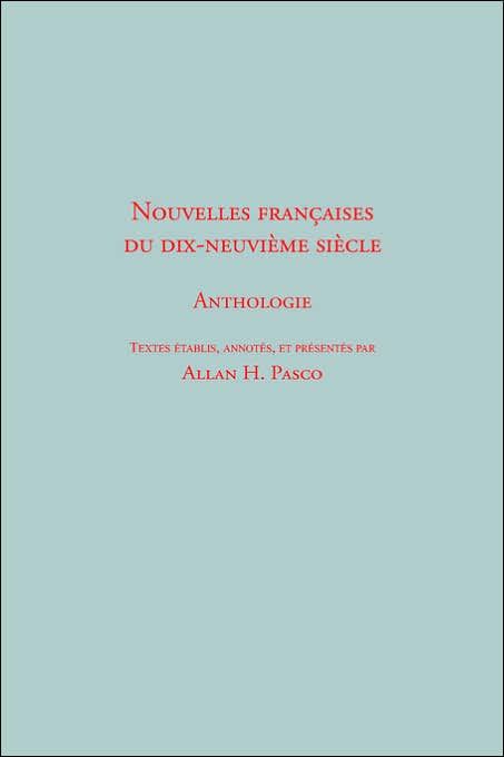 Nouvelles françaises du 19e siècle. Anthologie