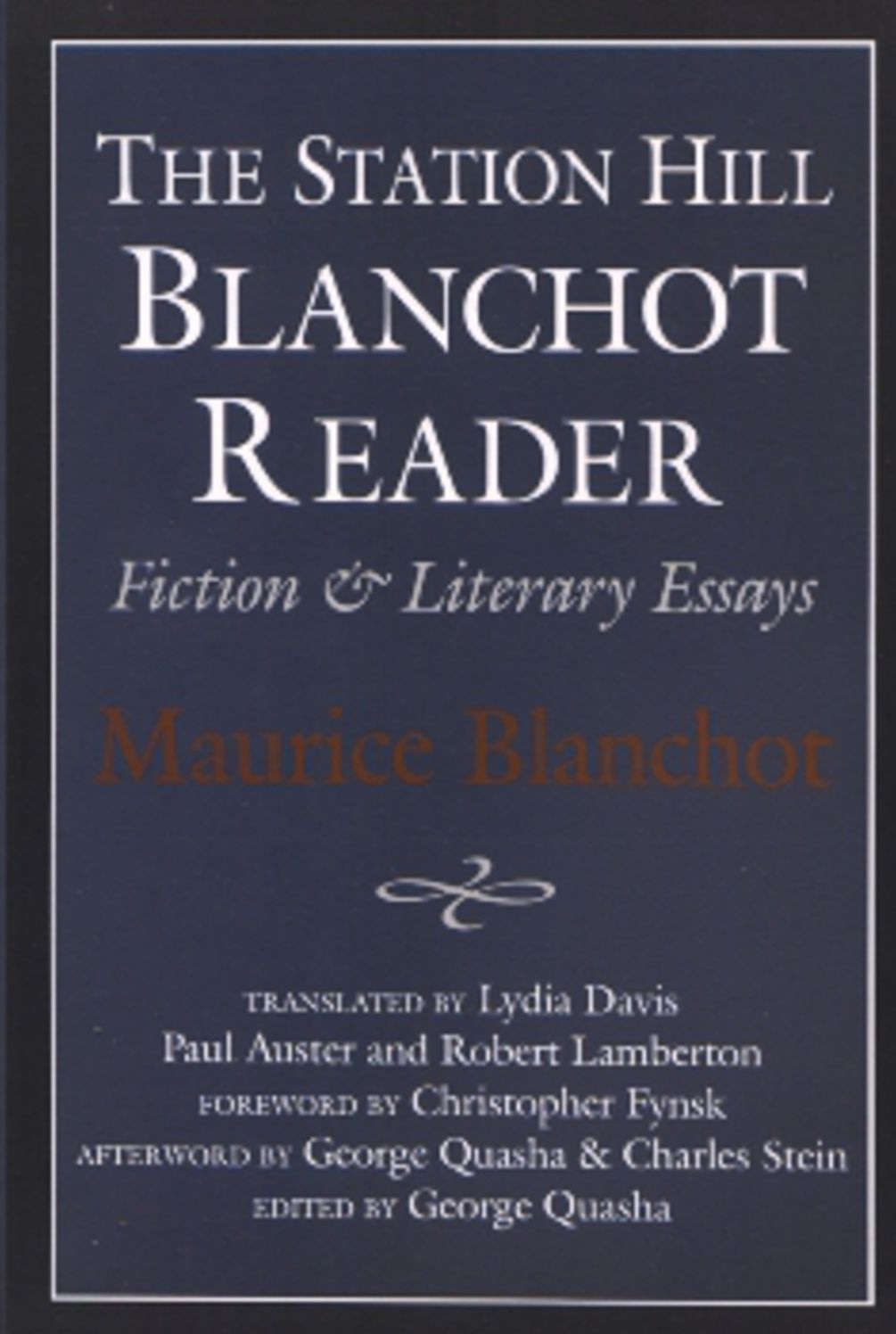 STATION HILL BLANCHOT READER