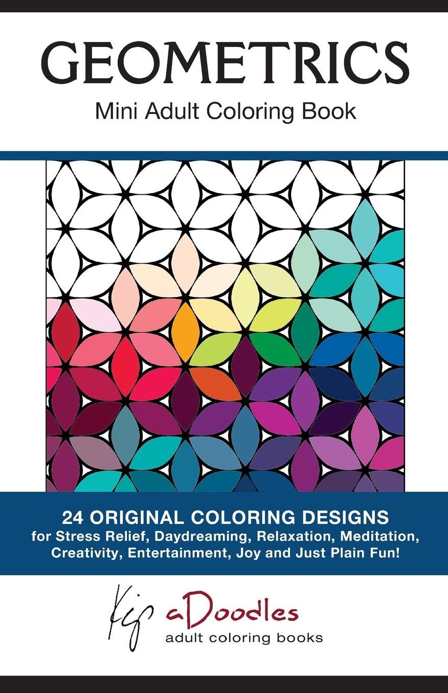 Geometrics: Mini Adult Coloring Book