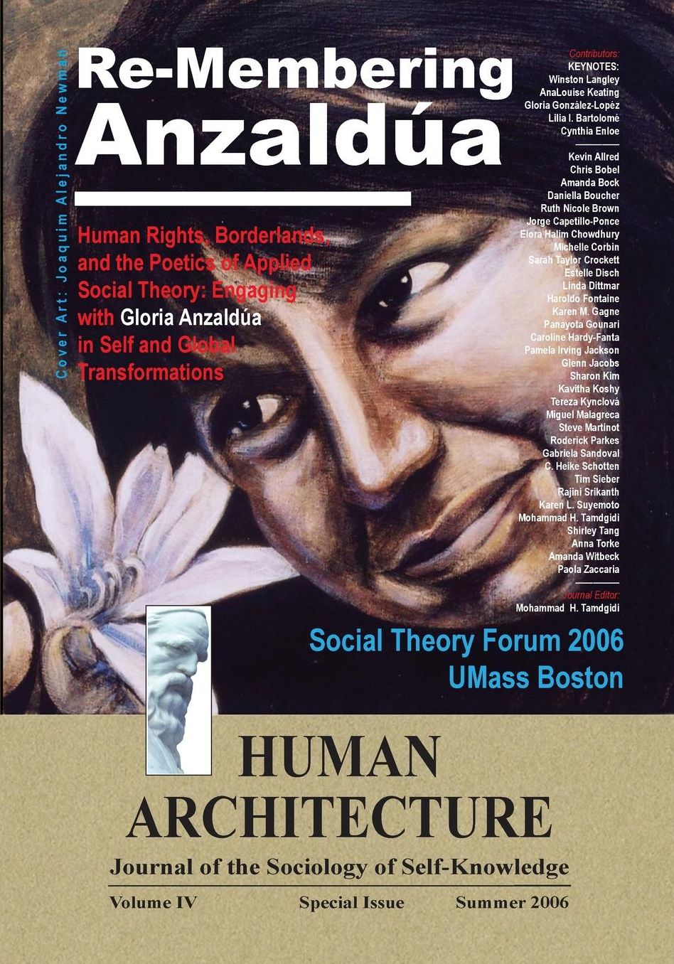 Re-Membering Anzaldúa: Human Rights, Borderlands, and the Poetics of Applied Social Theory--Engaging with Gloria Anzaldua in Self and Global Transformations [Human Architecture: Journal of the Sociology of Self-Knowledge (Vol. IV, Special Double-Issue, Su