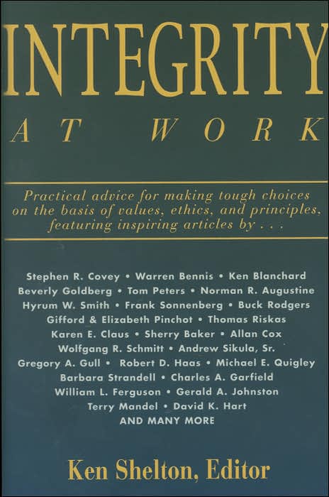 Integrity at Work: Dealing with Differing Standards of Ethics, Values, and Principles