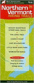 Northern Vermont Hiking Trails Map
