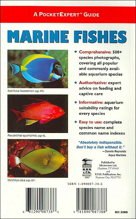 Marine Fishes: 500+ Essential-to-Know Aquarium Species (Pocketexpert Guide Series)