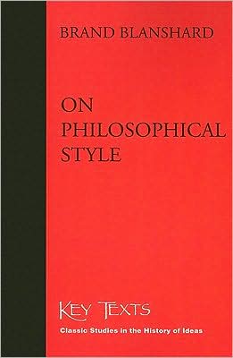 On Philosophical Style