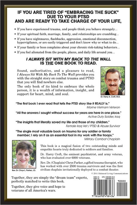 I Always Sit with My Back to the Wall: Managing Traumatic Stress and Combat PTSD