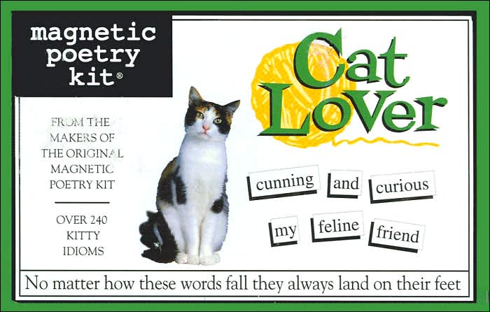Cat Lover Magnetic Poetry Kit