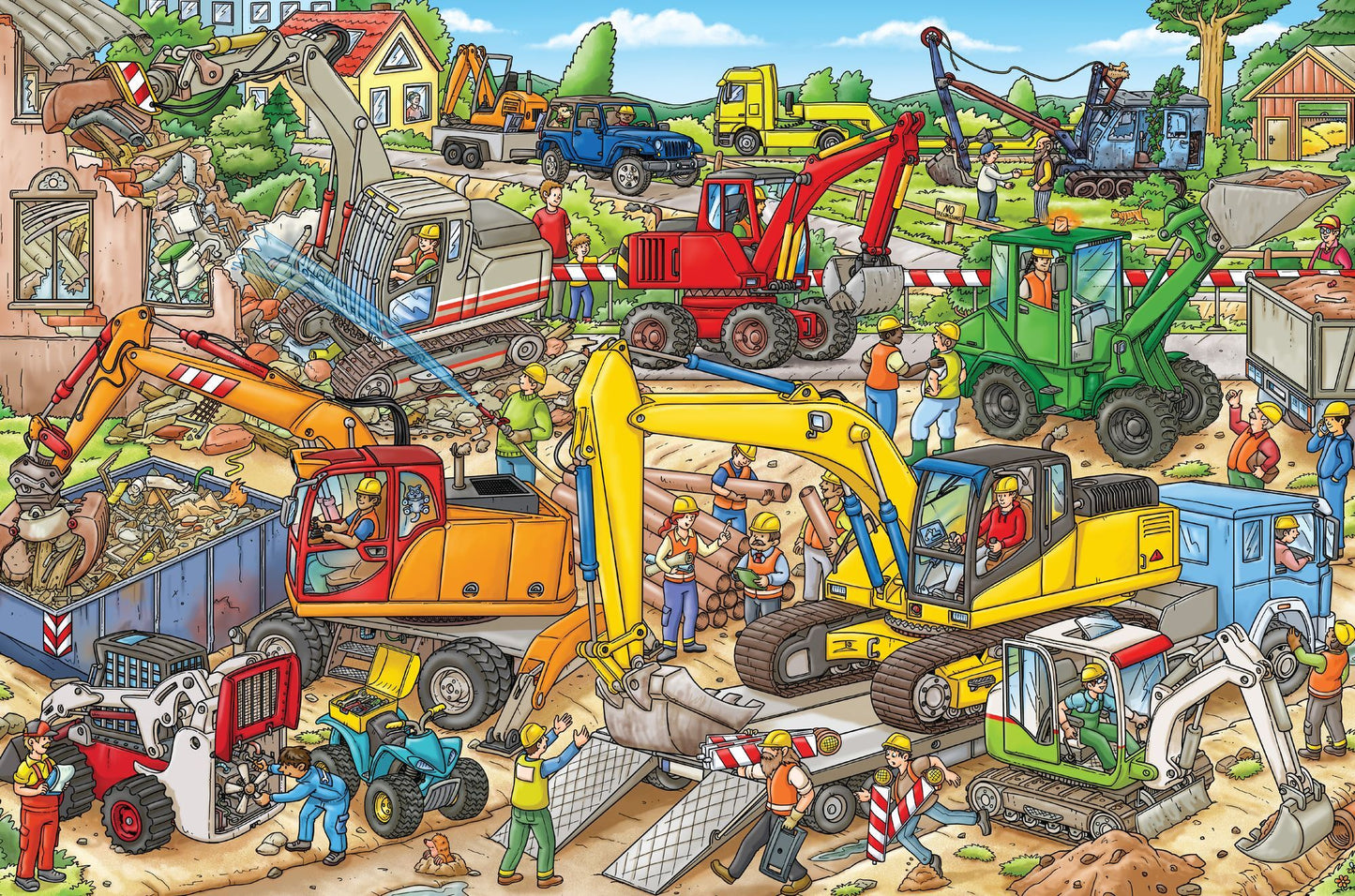 My Big Wimmelbook® - Diggers at Work!: A Look-and-Find Book (Kids Tell the Story)
