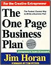 The One Page Business Plan