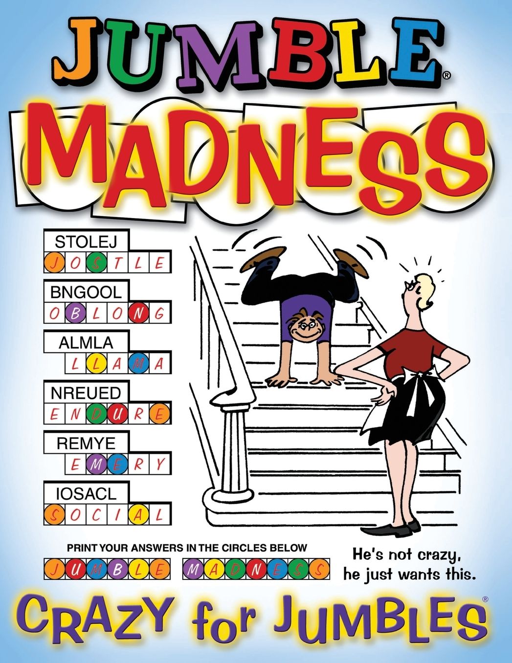 Jumble Madness: Crazy for Jumbles