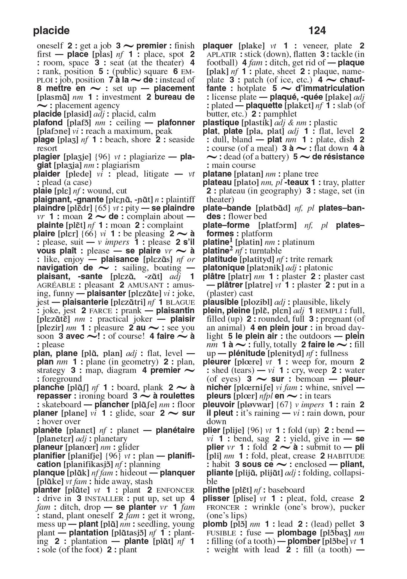 Webster's French-English Dictionary