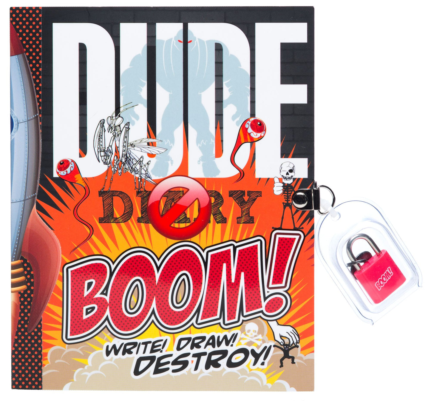 DUDE Diary: BOOM: Write! Draw! Destroy!